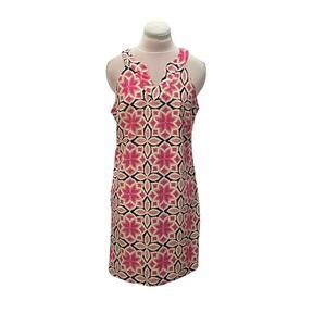 Gorgeous ARYEH Pink Kaleidoscope Print Dress MEDIUM Beach Resort Wear UPF 50+